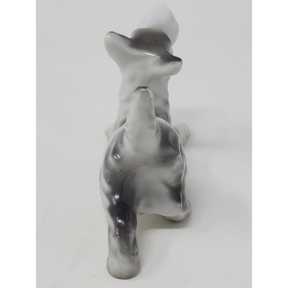 Vintage Porcelain Sottish‎ Terrier Scotty Dog Figurine Japan - Picture 2 of 10